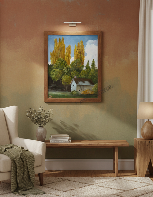 Autumn Light over the Cottage