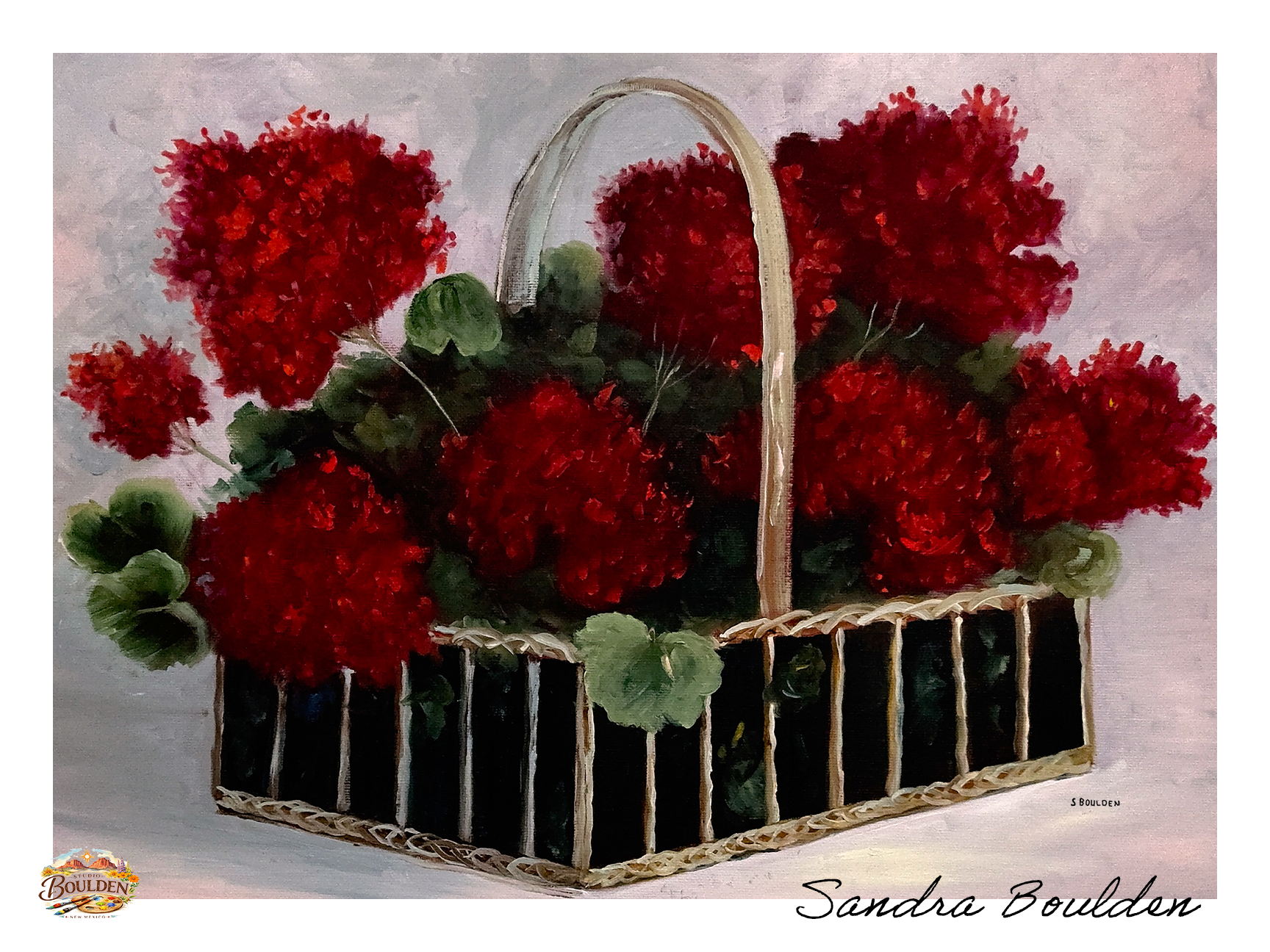 Carnations - Red - Print
